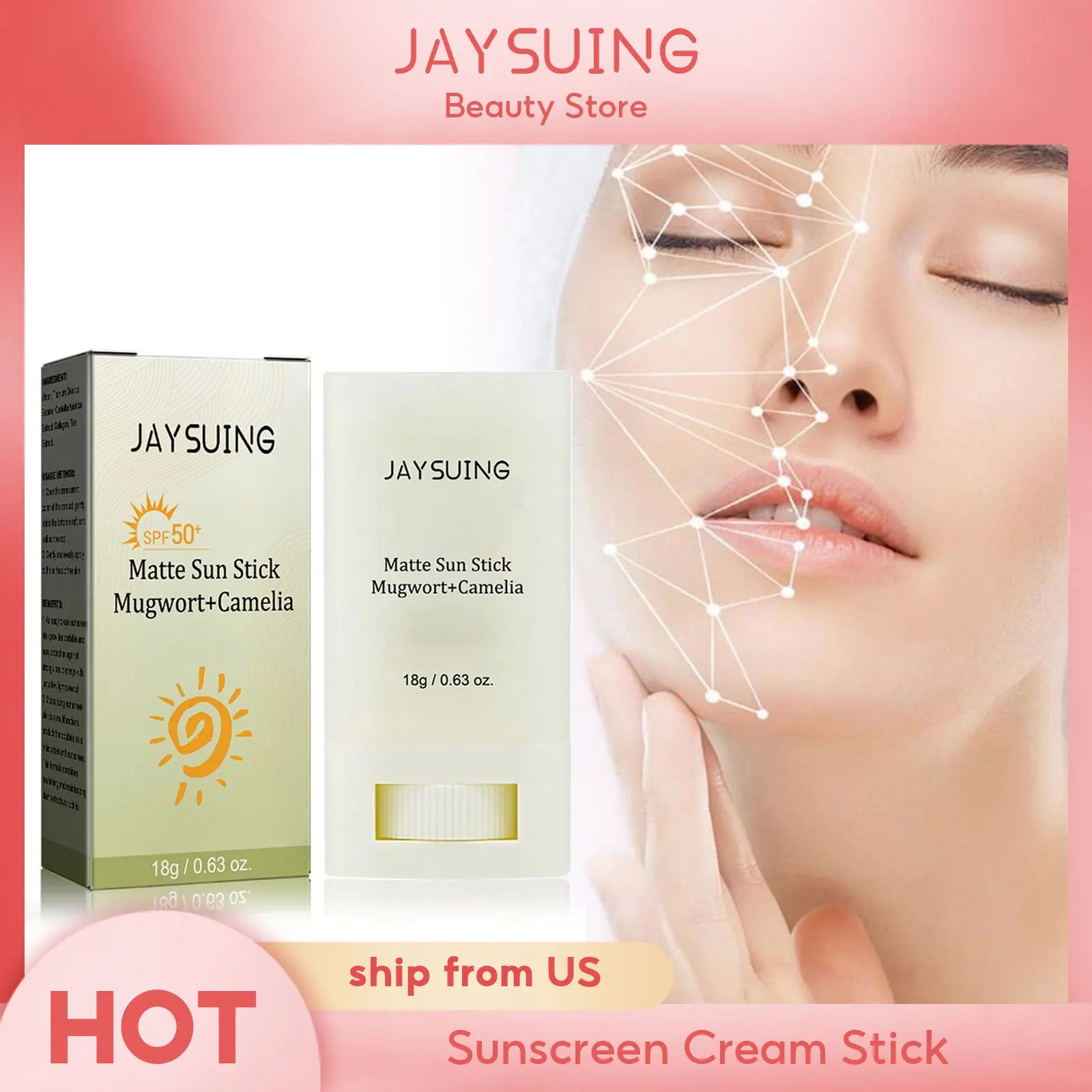 Jaysuing UV Protection Matte Sun Stick
