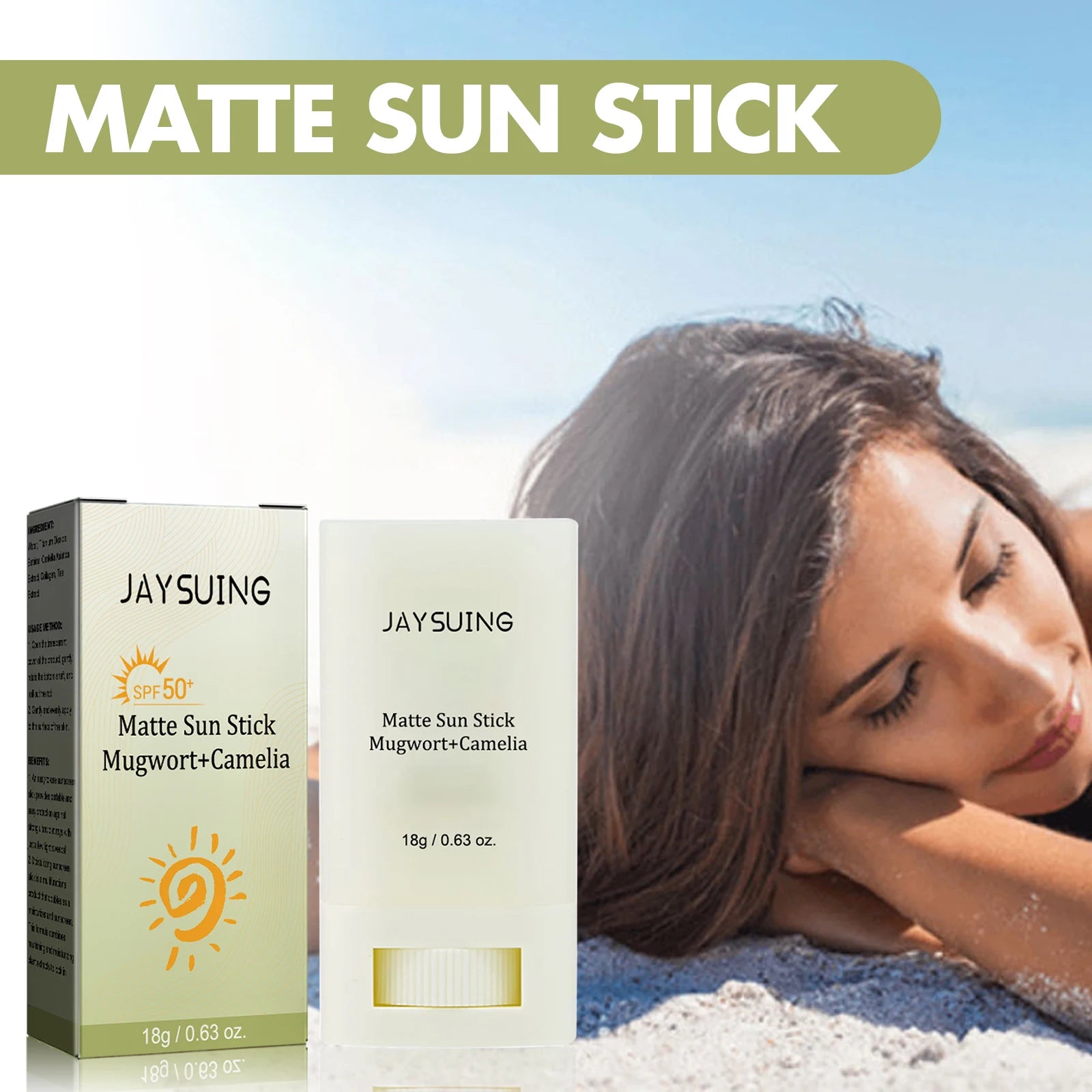 Jaysuing UV Protection Matte Sun Stick