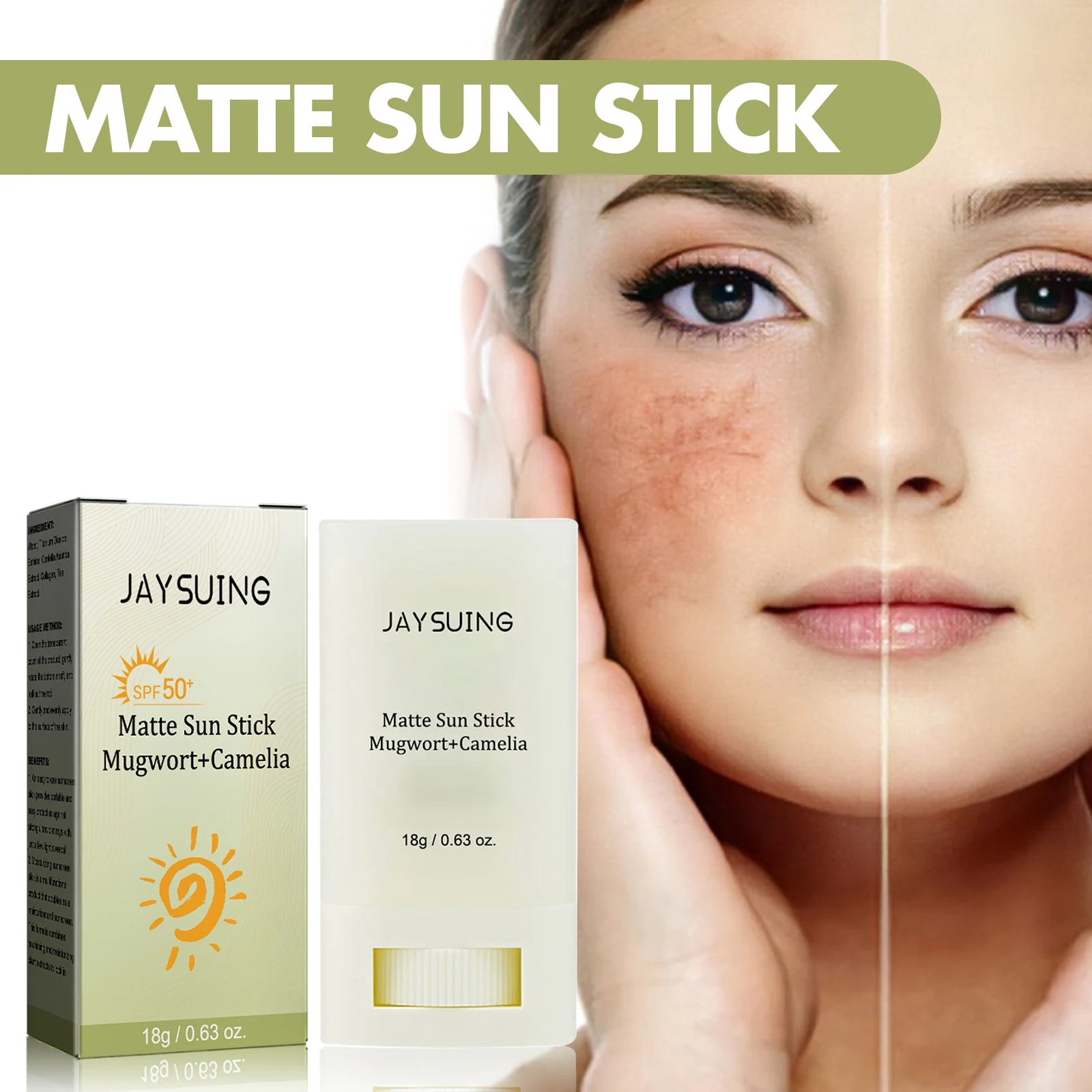 Jaysuing UV Protection Matte Sun Stick