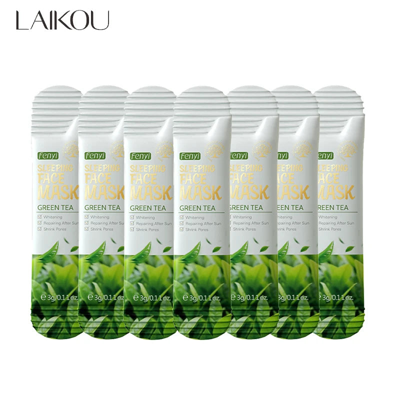 LAIKOU 7pcs Hydrating Sleeping Facial Mask Set