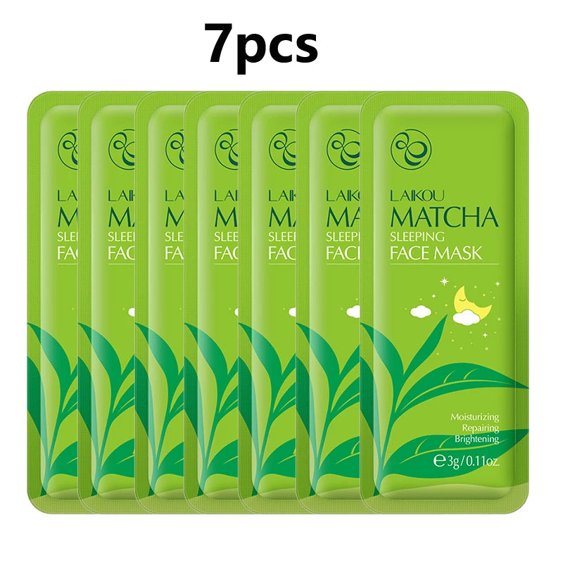 LAIKOU 7pcs Hydrating Sleeping Facial Mask Set