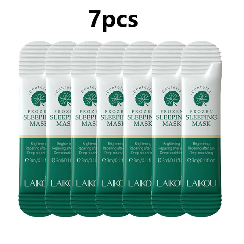 LAIKOU 7pcs Hydrating Sleeping Facial Mask Set