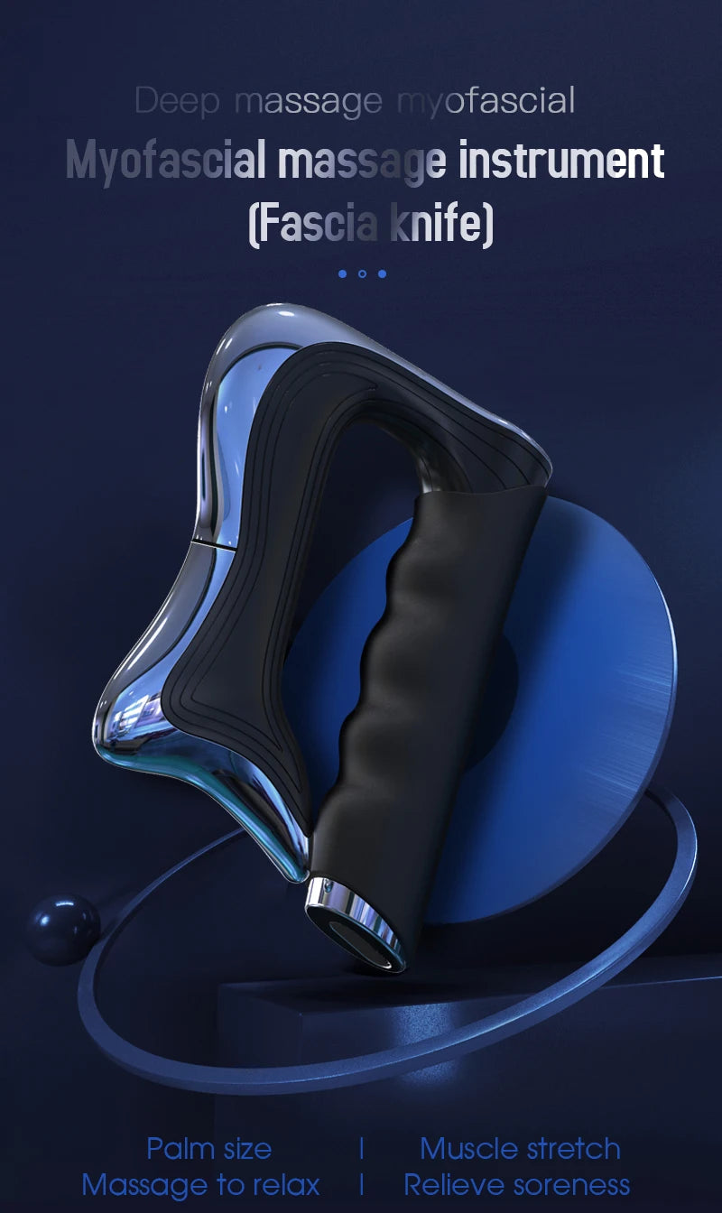 Electric Fascia Massager & Body Scraping Knife