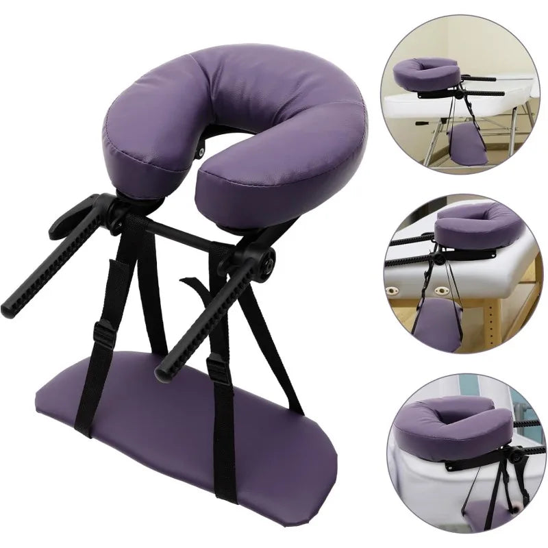Massage Bed Pillow Set – Decorative Throw & Face Cradle