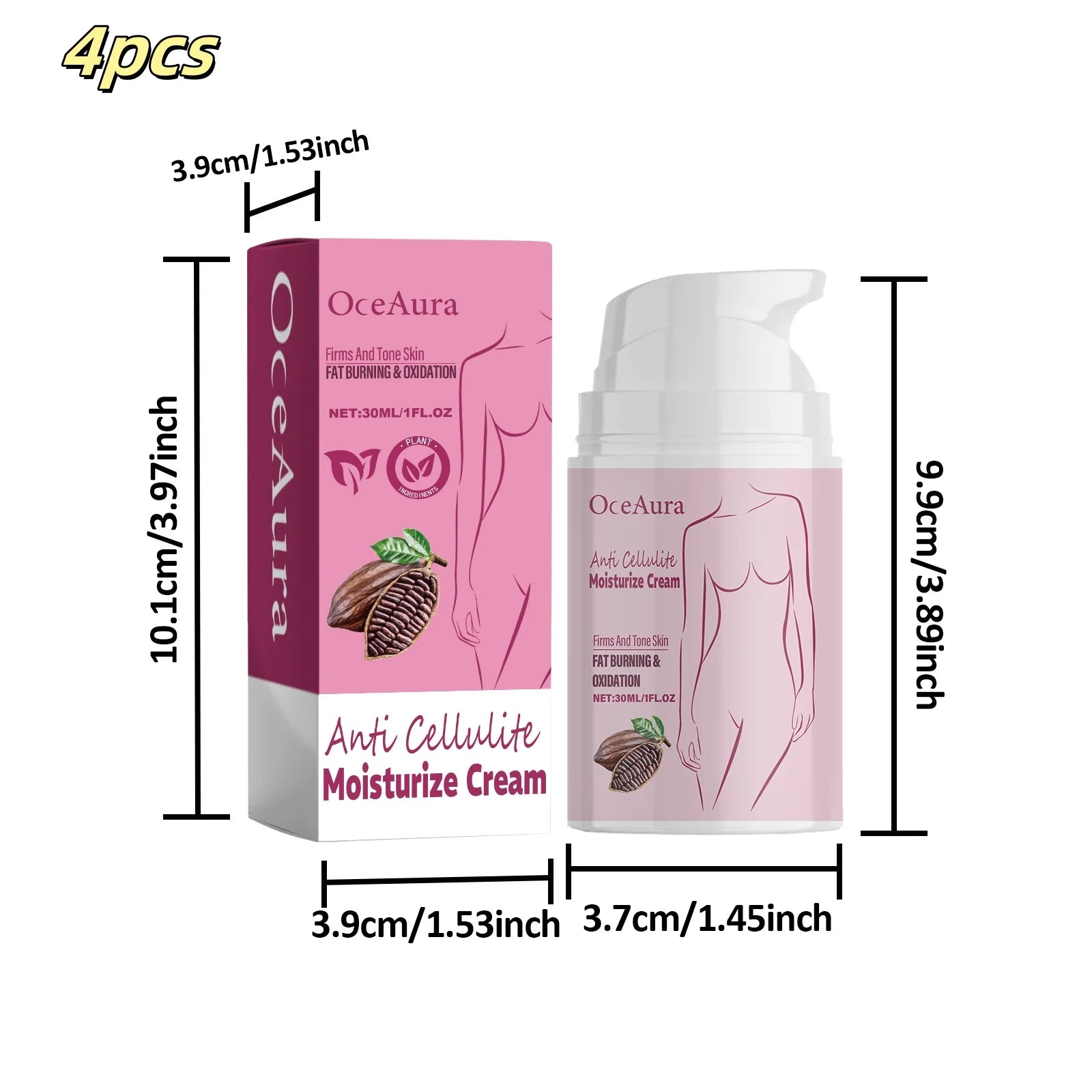 Oceaura Fat Burning Cream – 30ml Body Shaping & Firming