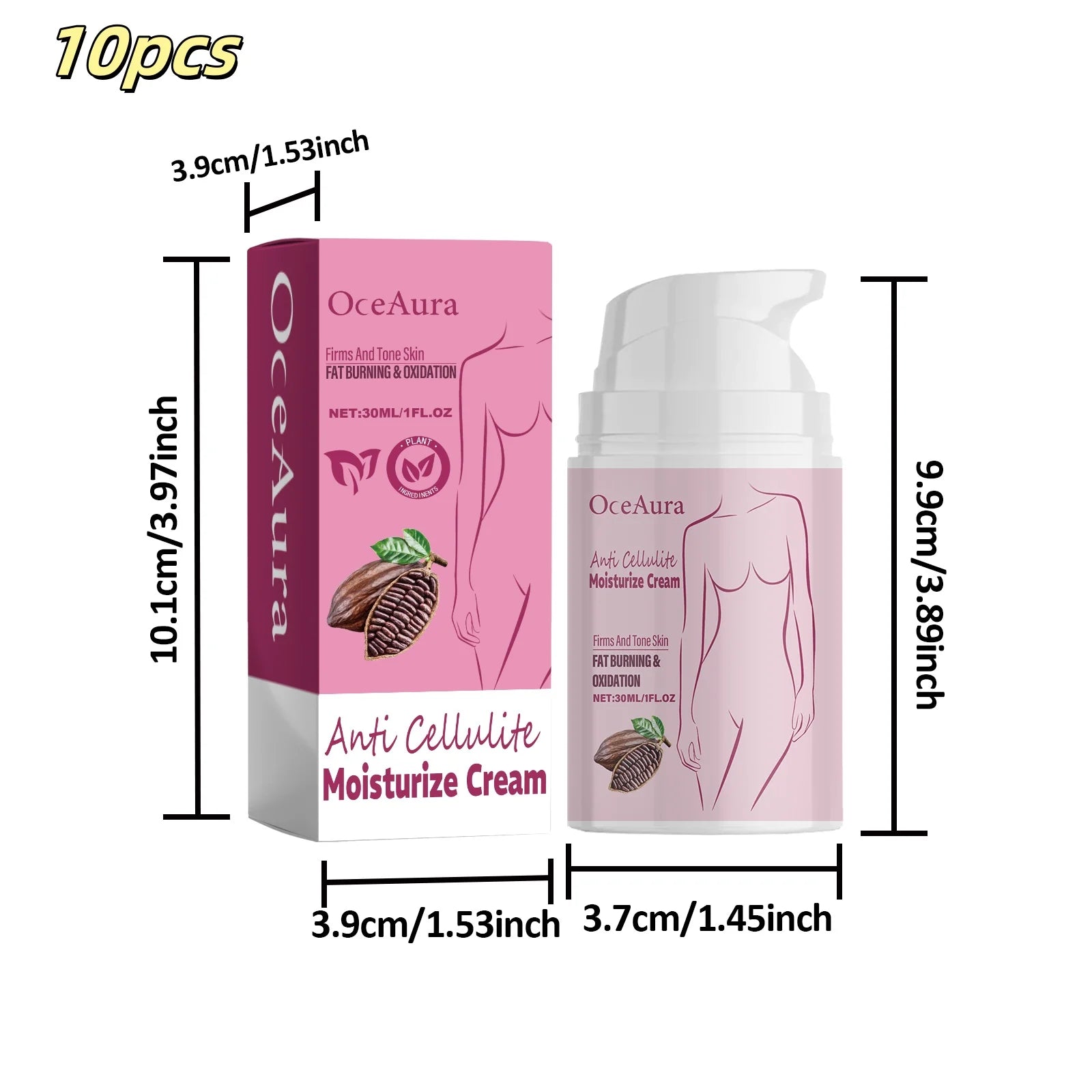 Oceaura Fat Burning Cream – 30ml Body Shaping & Firming