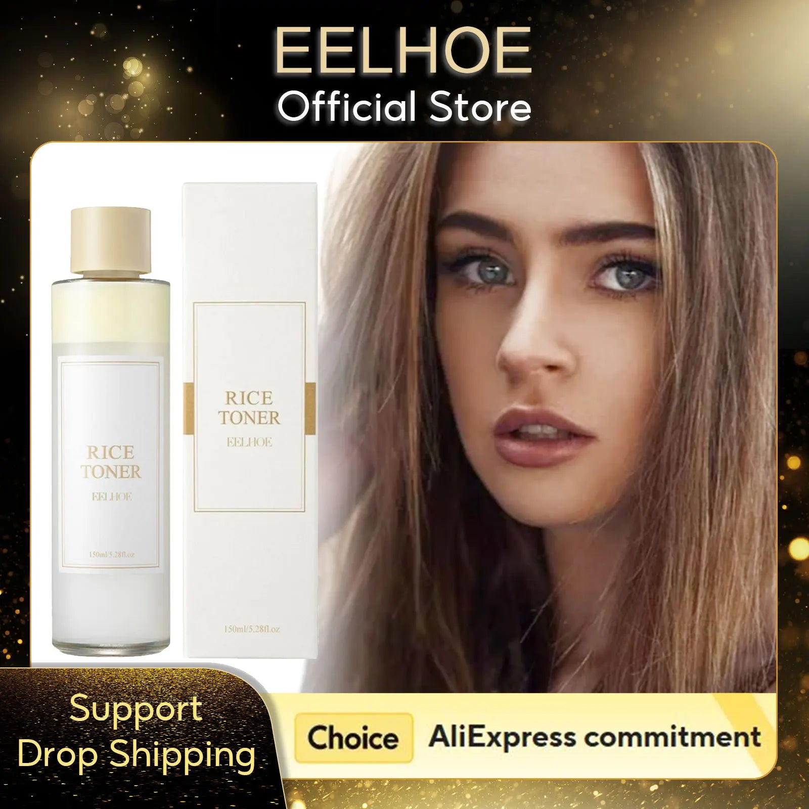 EELHOE Rice Toner – 150ml Hydrating & Pore-Refining Essence