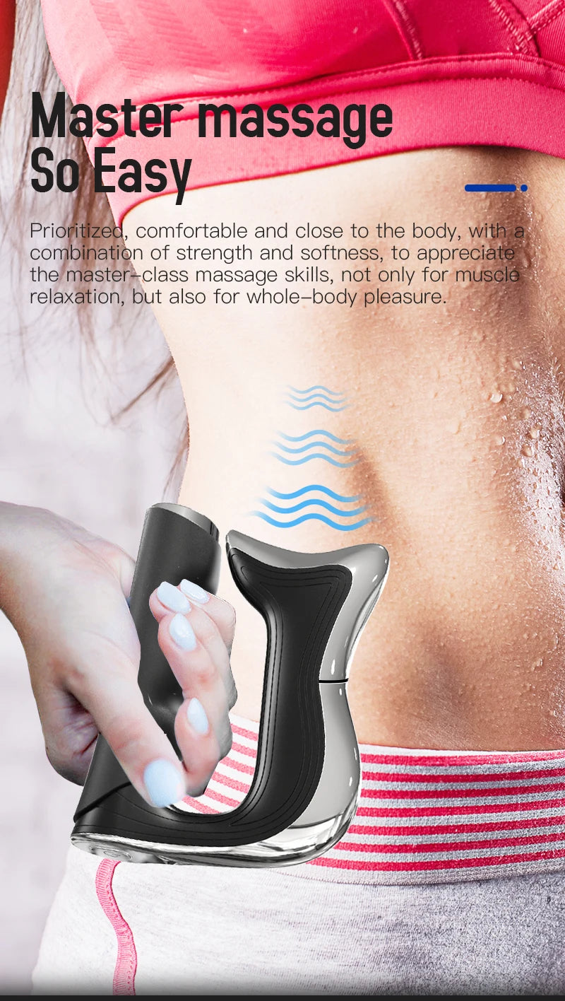 Electric Fascia Massager & Body Scraping Knife