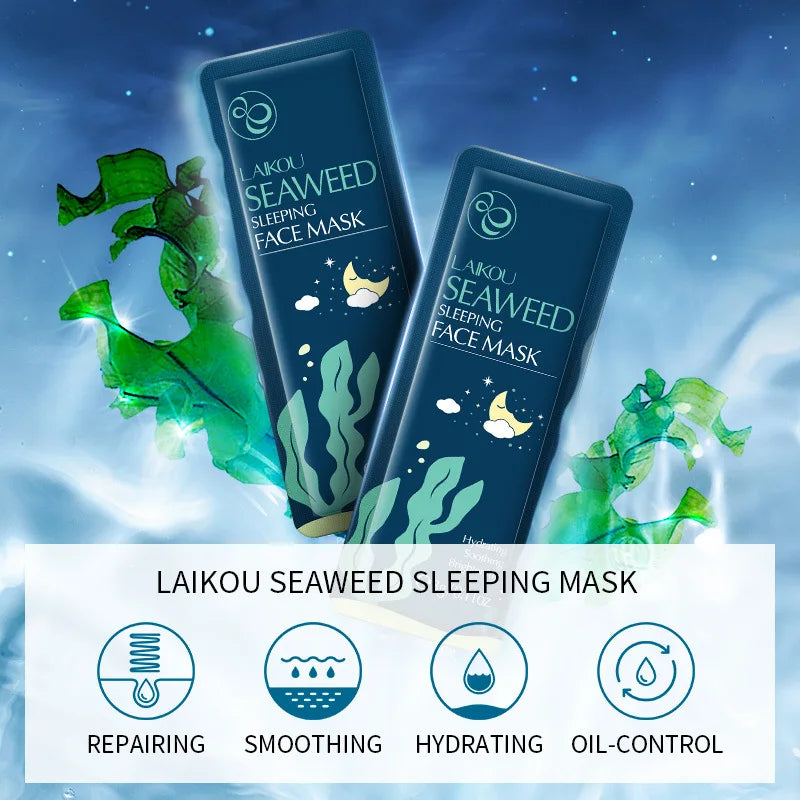 LAIKOU 7pcs Hydrating Sleeping Facial Mask Set