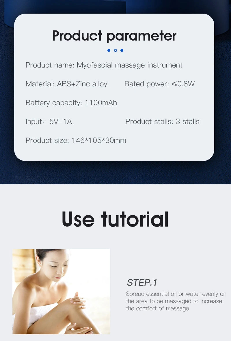 Electric Fascial Massager – Guasha Massage Knife