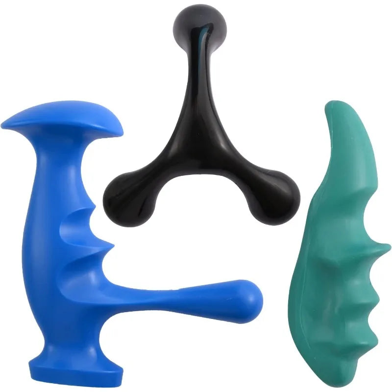 Manual Trigger Point Massage Tool with Thumb Protector