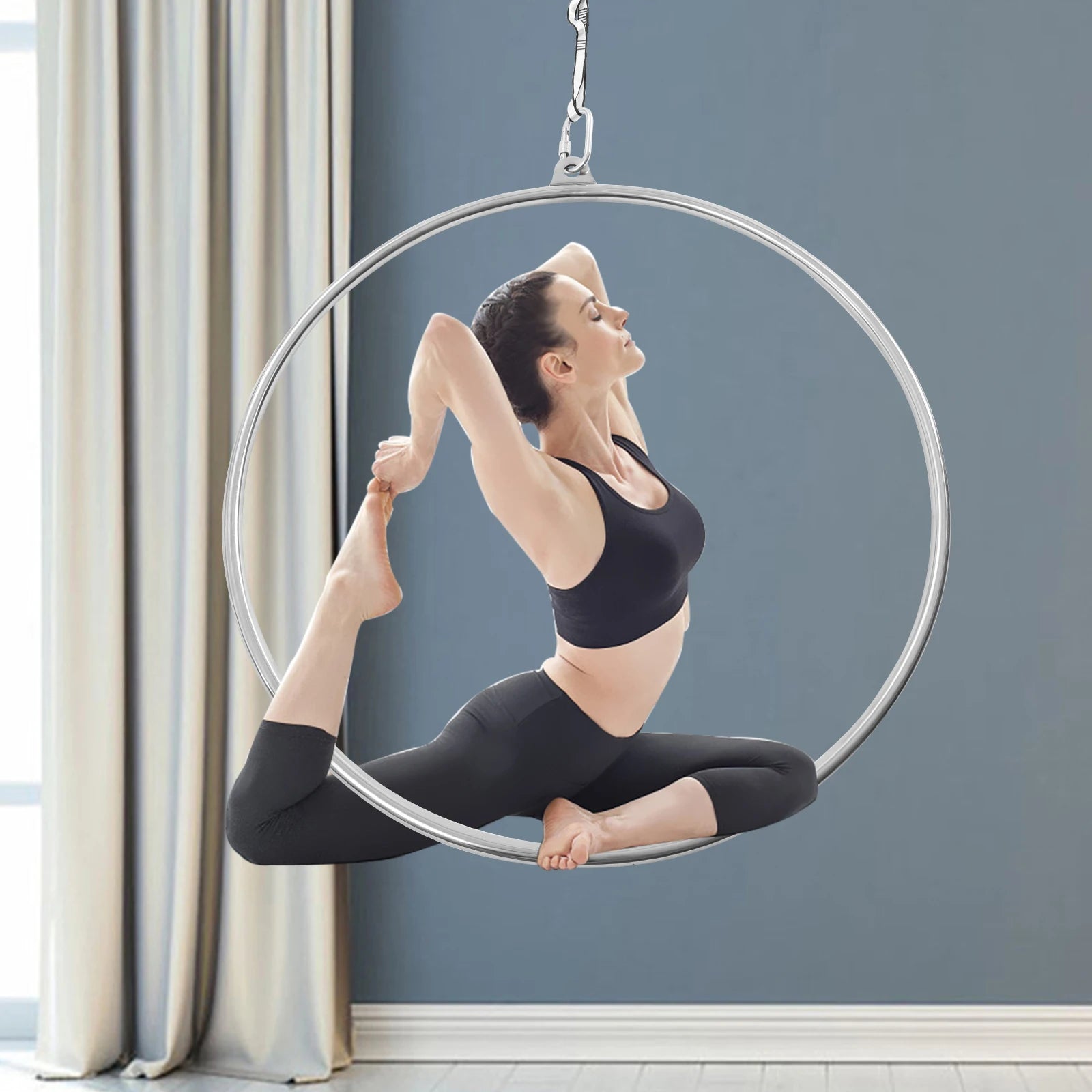 90cm Professional Aerial Hoop – Circus & Yoga Ring