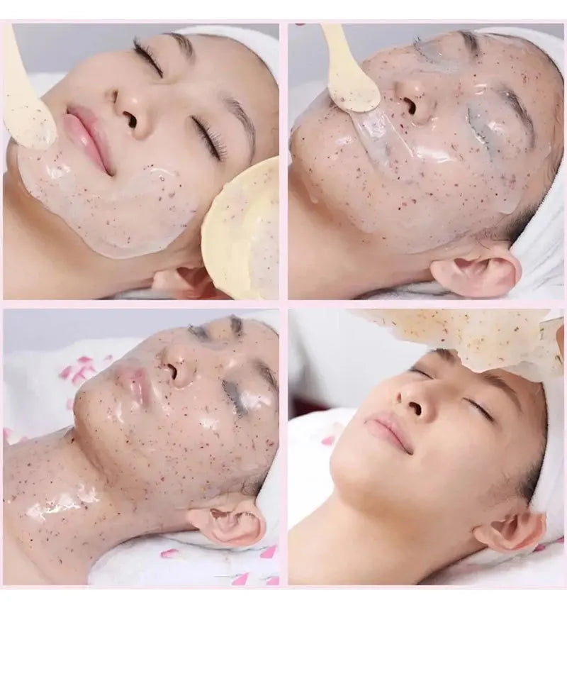 350g 24K Gold Rose Petal Crystal Jelly Mask Powder