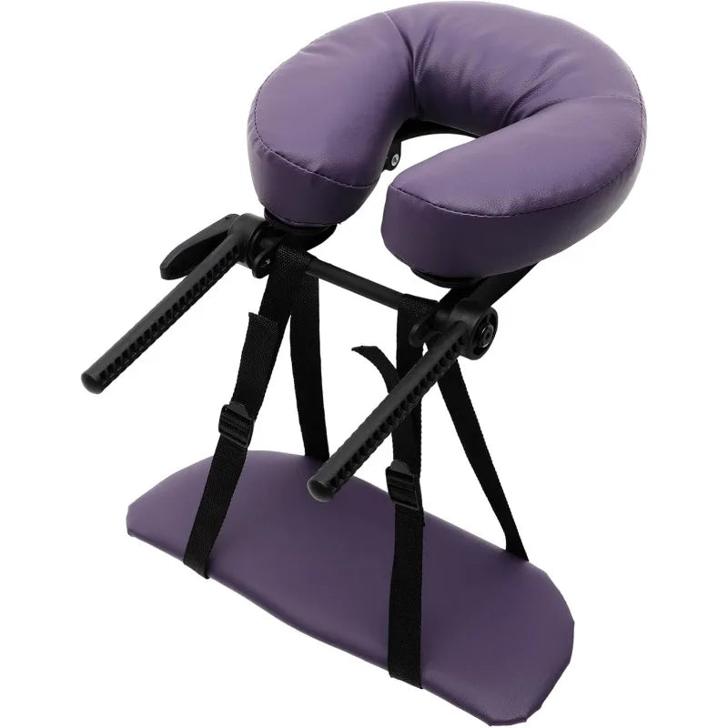 Massage Bed Pillow Set – Decorative Throw & Face Cradle