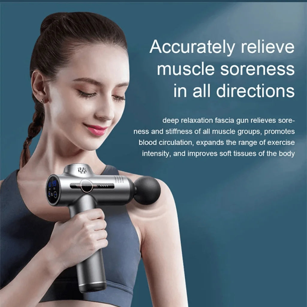 Portable Fascia Massage Gun – Deep Muscle Relaxation