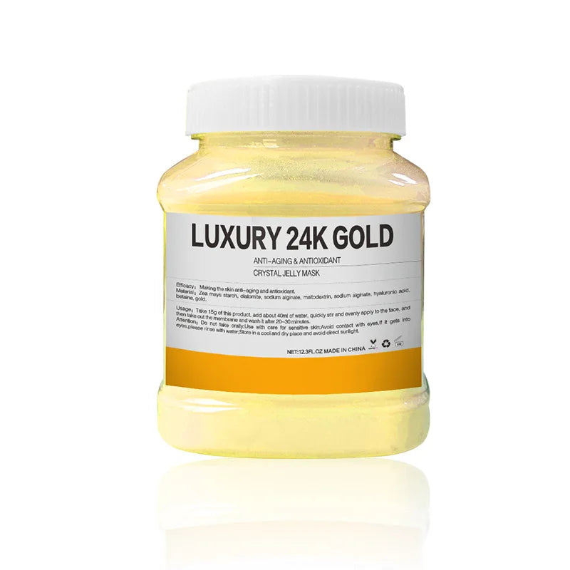 350g 24K Gold Rose Petal Crystal Jelly Mask Powder